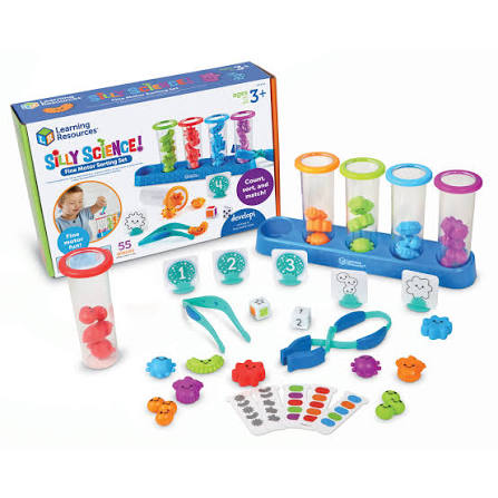 Silly science fine motor sorting set